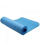 Коврик LiveUp для йоги LS3257 голубой от магазина Супер Спорт