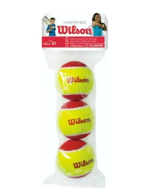 картинка Теннисные мячи Wilson Starter Red 3 шт 