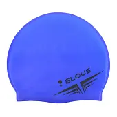 Шапочка для плавания Elous EL005 синяя от магазина Супер Спорт
