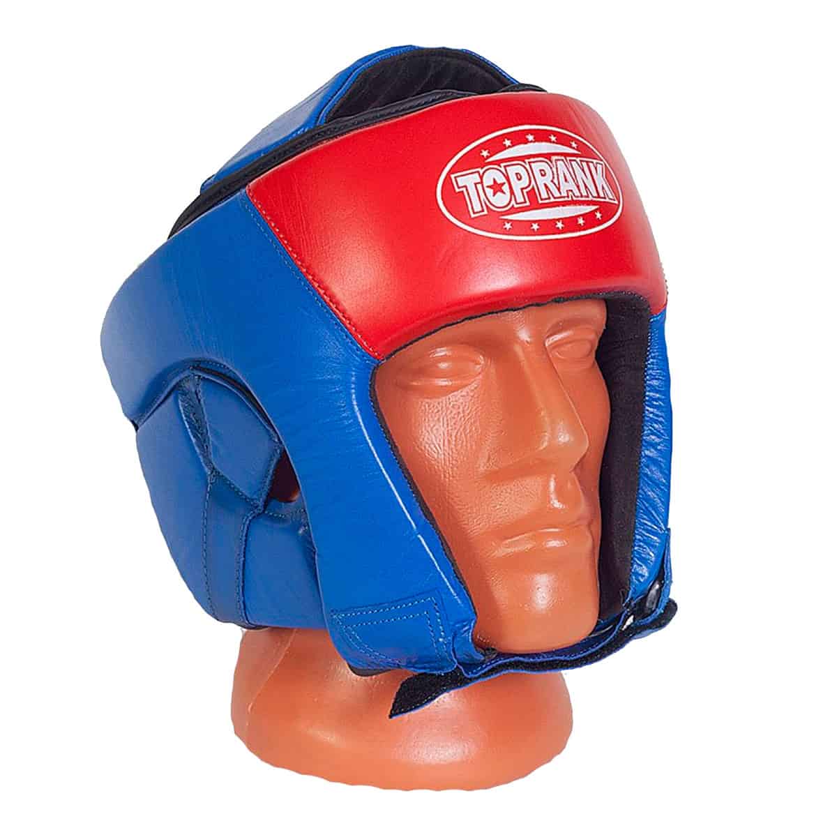 Боксерский шлем Top Rank боевой син от магазина Супер Спорт